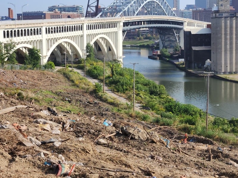 Hillside of Irishtown Bend